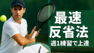 【週1練習者必見】最速3分反省法で着実に上達する方法 