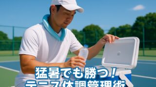 真夏の草トーも安心！猛暑テニスの体調管理術 