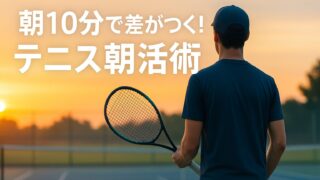 朝10分で差がつく！忙しい人のテニス上達法 